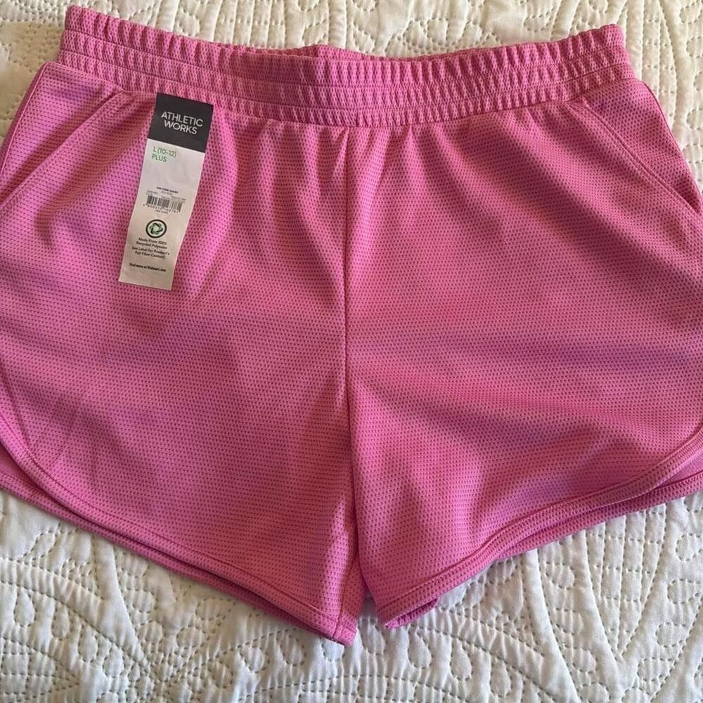 Athletic-works girls Pink Shorts